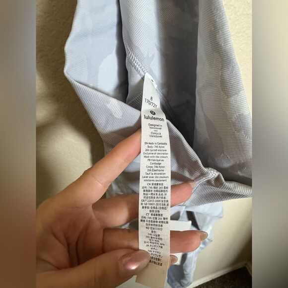 Lululemon Wunder Under HR 28“ Tight Size 8 Incognito Camo Jacquard Alpine White - Picture 8 of 9